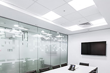Dalle LED installée en intégration